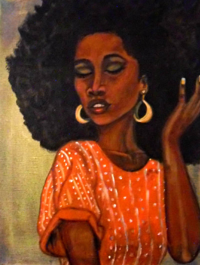 Black Art Painting She Is